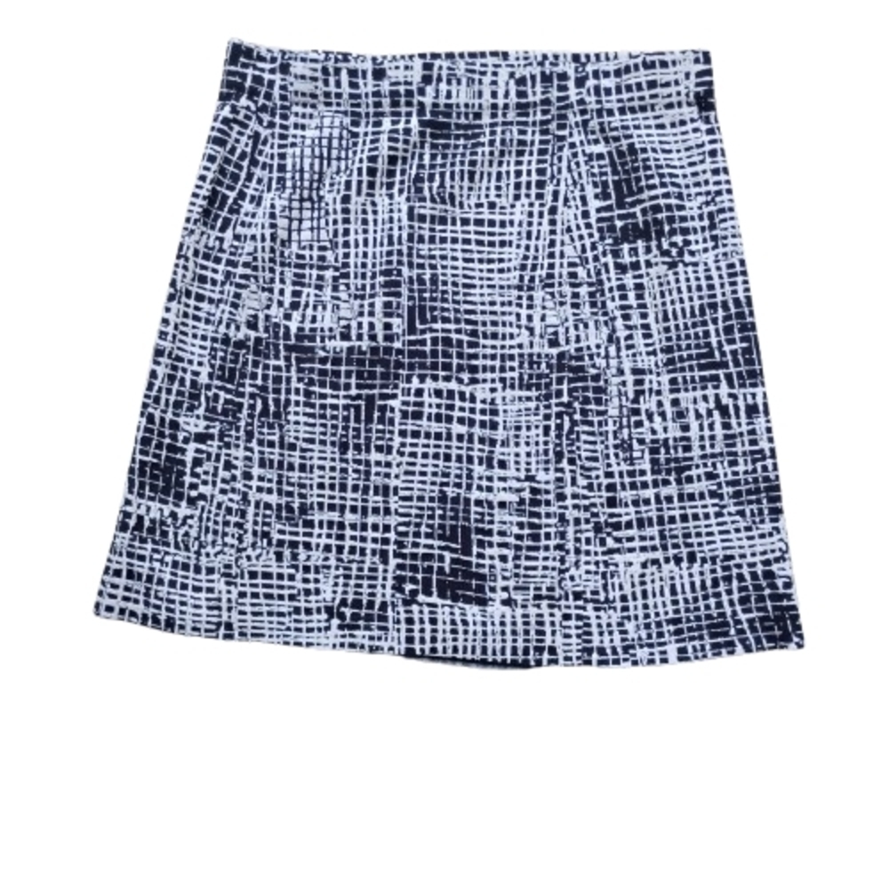 NIC + ZOE Black & White Patterned Knit Pencil Skirt – Size Large